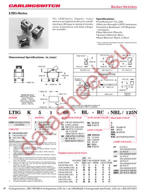LTIGG5B-6S-BL-RC-NBL/12V datasheet  